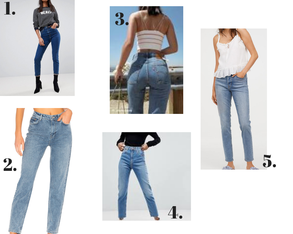 How To Style Mom Jeans, High Waisted Jeans and Vintage Fit